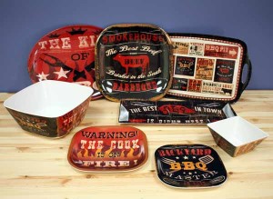 Backyard BBQ plastic tableware collection at KidSmartLiving.com