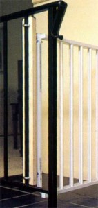 Cardinal Metal Railing Baby Gate Installation Kit on railing