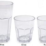 Ultra Stackable Plastic Glasses