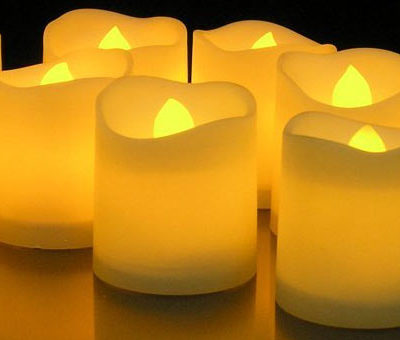 Flameless Candles and Battery-Operated Lights