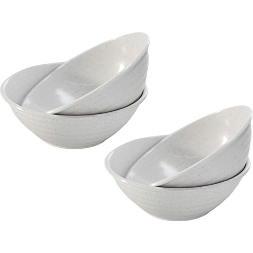 Nordic Ware Microwave Safe Bowls 4 Piece Eco-Friendly Soup or Cereal