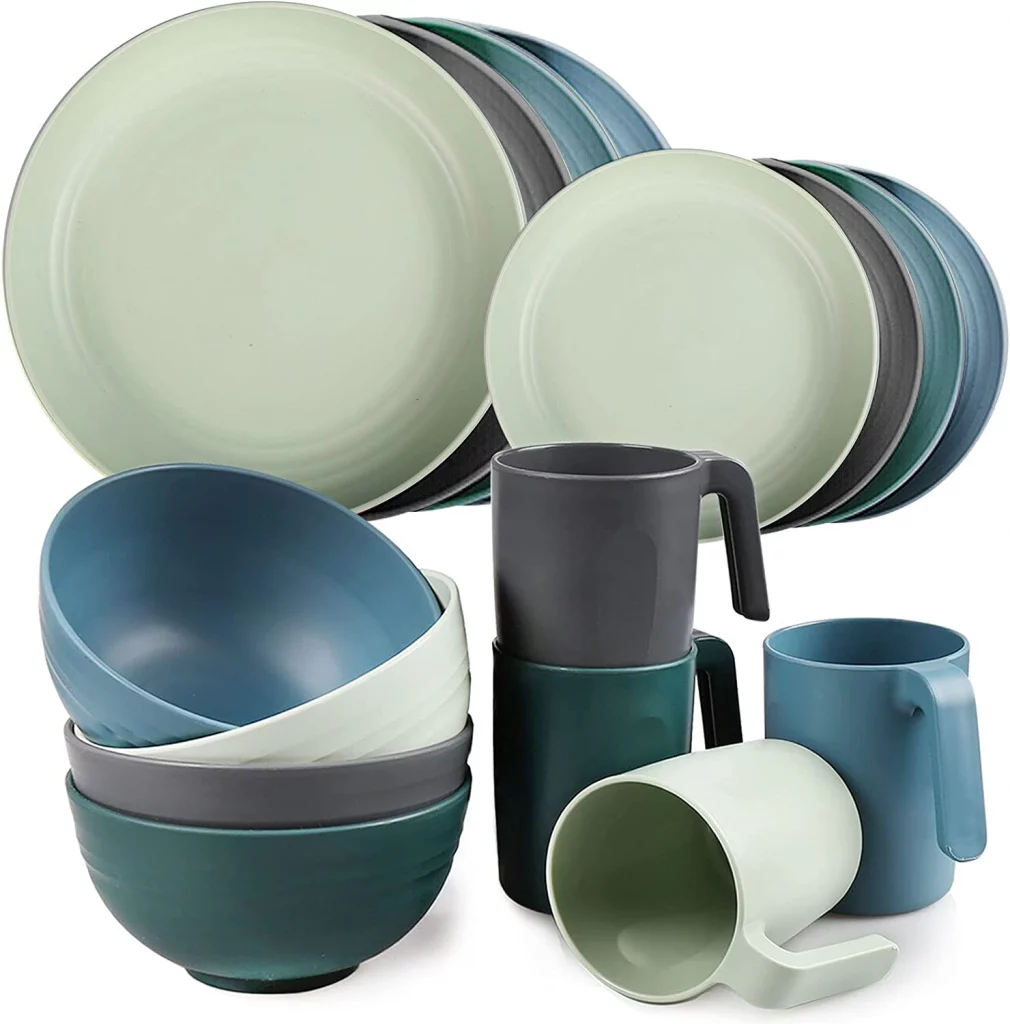 Plastic dinnerware thats made to last by GoWithGreen