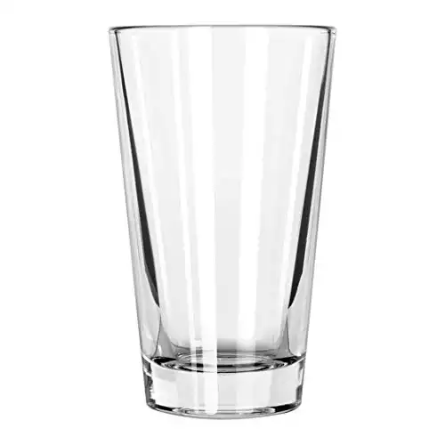 Libbey Pint Glass with DuraTuff Rim, 16oz - Set of 4