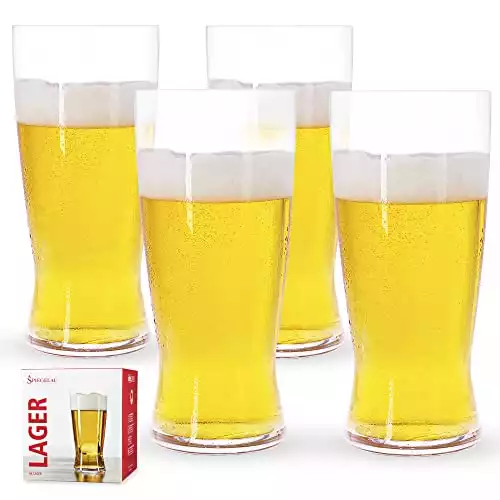 Spiegelau Platinum Glass Craft Beer Glasses, Set of 4