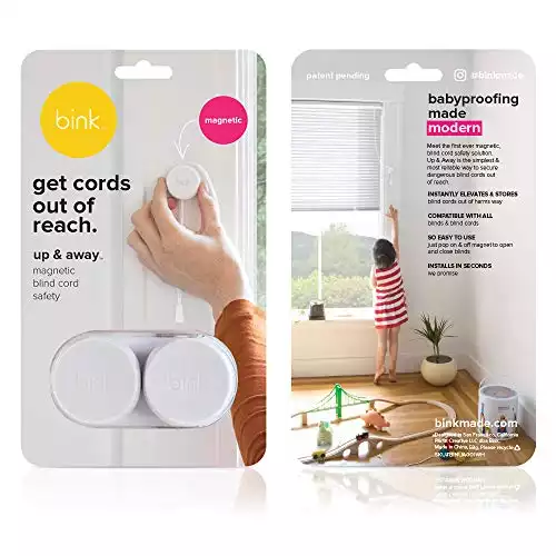 Up & Away | Magnetic Window Blind Cord Holder  | 2 Pack