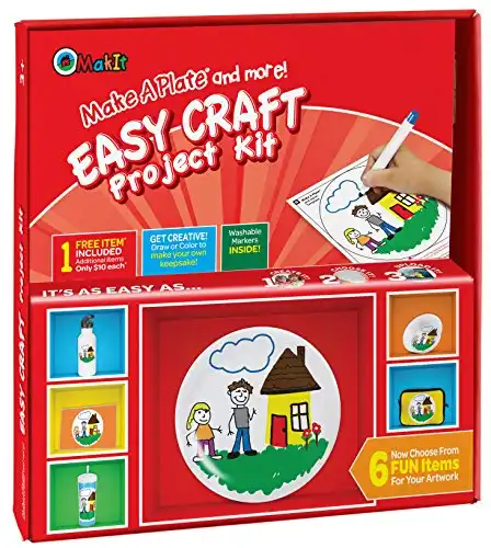 Makit Products Make a Plate and More - Easy Craft Project Kit