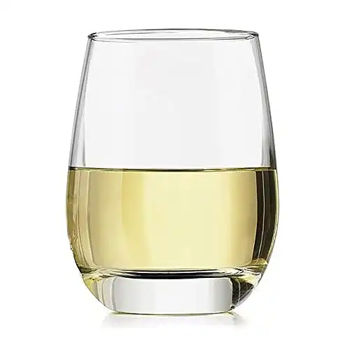 Libbey 231 Stemless Wine Glasses, 15.25-ounce, Set of 12